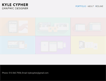 Tablet Screenshot of kylecypher.com
